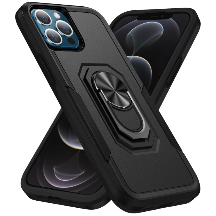 Pioneer Armor Heavy Duty PC + TPU Shockproof Case with Holder, For iPhone 13 mini, For iPhone 13, For iPhone 13 Pro, For iPhone 13 Pro Max