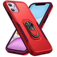 Pioneer Armor Heavy Duty PC + TPU Shockproof Case with Holder, For iPhone 13 mini, For iPhone 13, For iPhone 13 Pro, For iPhone 13 Pro Max, For iPhone 12 mini