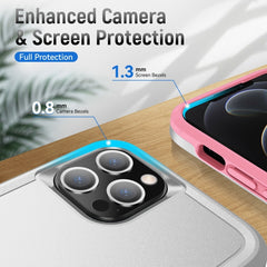 Pioneer Armor Heavy Duty PC + TPU Shockproof Case with Holder, For iPhone 12 / 12 Pro, For iPhone 12 Pro Max, For iPhone 11, For iPhone 11 Pro, For iPhone 11 Pro Max