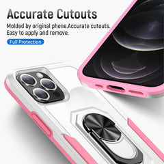 Pioneer Armor Heavy Duty PC + TPU Shockproof Case with Holder, For iPhone 12 / 12 Pro, For iPhone 12 Pro Max, For iPhone 11, For iPhone 11 Pro, For iPhone 11 Pro Max