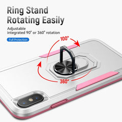 Pioneer Armor Heavy Duty PC + TPU Shockproof Case with Holder, For iPhone X / XS, For iPhone XR, For iPhone XS Max