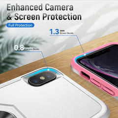 Pioneer Armor Heavy Duty PC + TPU Shockproof Case with Holder, For iPhone X / XS, For iPhone XR, For iPhone XS Max