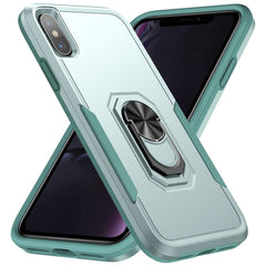 Pioneer Armor Heavy Duty PC + TPU Shockproof Case with Holder, For iPhone X / XS, For iPhone XR, For iPhone XS Max