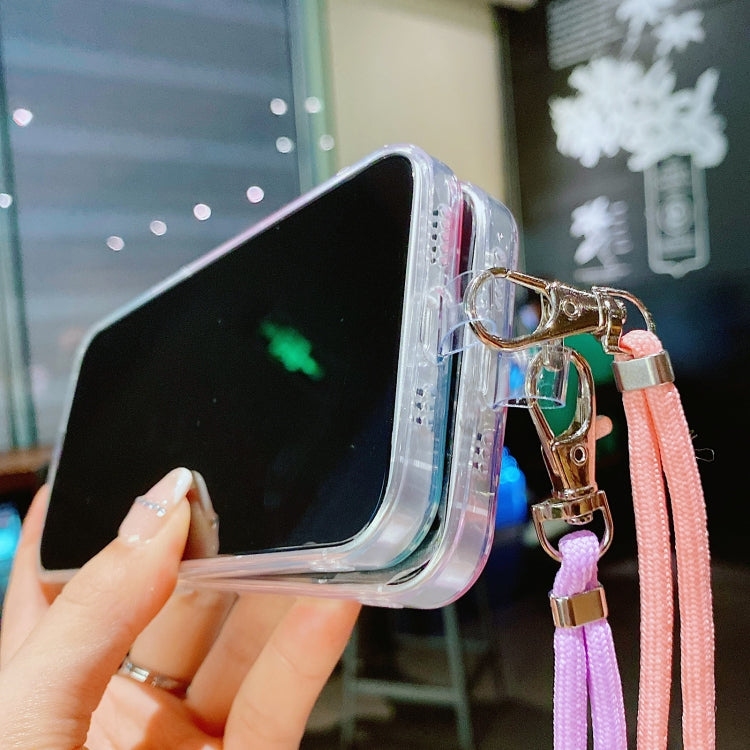 TPU-Schutzhülle mit hohlem Marmormuster und präzisem Loch und Umhängeband, für iPhone 13 Mini, für iPhone 13, für iPhone 13 Pro, für iPhone 13 Pro Max