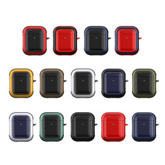 Wireless Earphones Shockproof TPU + PC Protective Case with Carabiner, For AirPods 1 / 2, For AirPods Pro