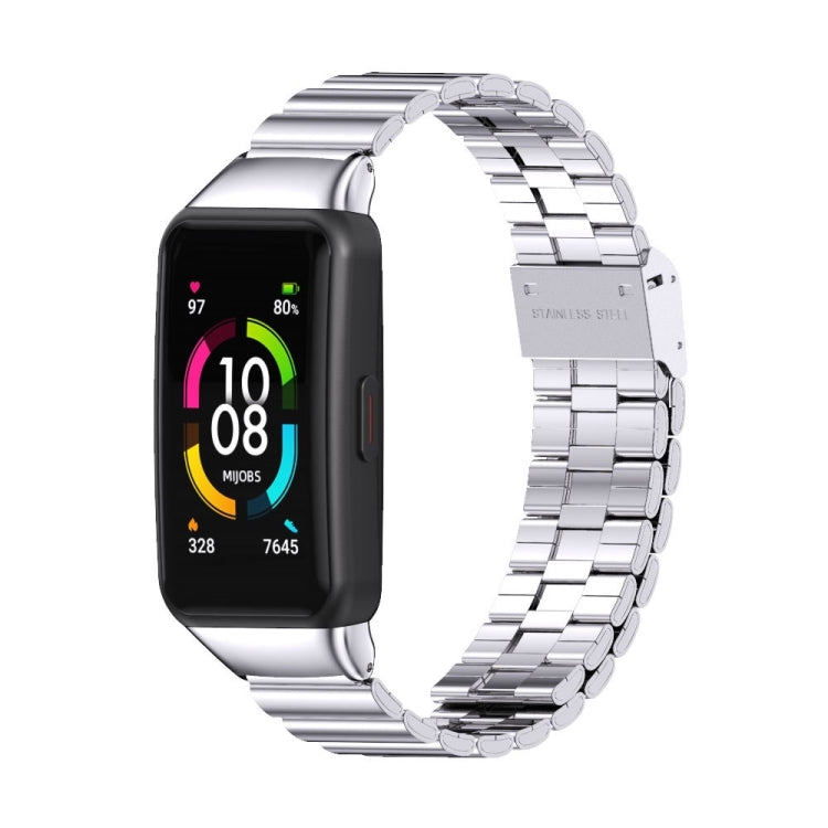 MIJOBS Bamboo Joint Stainless Steel Metal Buckle Replacement Strap Watchband