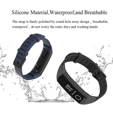 MIJOBS Breathable Silicone Replacement Strap Watchband with Hole
