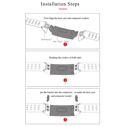 MIJOBS Breathable Silicone Replacement Strap Watchband with Hole