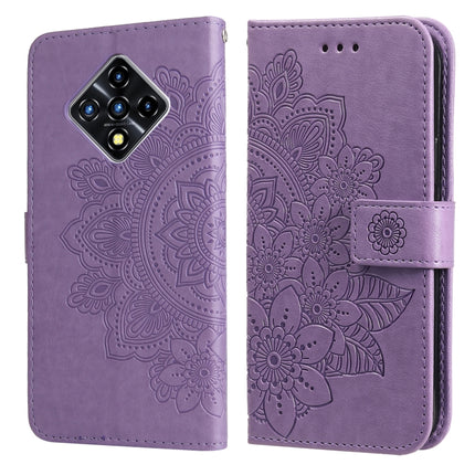 7-petal Flowers Embossing Pattern Horizontal Flip PU Leather Case with Holder & Card Slots & Wallet & Photo Frame, For Infinix Smart 5 / HOT10 Lite, For Infinix Zero 8, For Infinix Hot 10, For Infinix Hot 10 Play, For Infinix Note 7