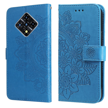 7-petal Flowers Embossing Pattern Horizontal Flip PU Leather Case with Holder & Card Slots & Wallet & Photo Frame, For Infinix Smart 5 / HOT10 Lite, For Infinix Zero 8, For Infinix Hot 10, For Infinix Hot 10 Play, For Infinix Note 7