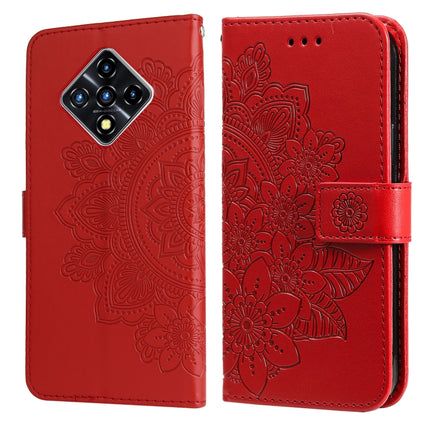 7-petal Flowers Embossing Pattern Horizontal Flip PU Leather Case with Holder & Card Slots & Wallet & Photo Frame, For Infinix Smart 5 / HOT10 Lite, For Infinix Zero 8, For Infinix Hot 10, For Infinix Hot 10 Play, For Infinix Note 7
