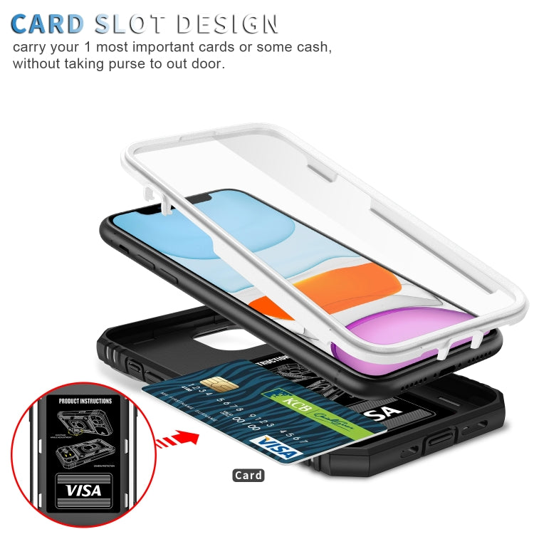 Sliding Camera Cover Design TPU + PC Protective Case with 360 Degree Rotating Holder & Card Slot, For iPhone 12 mini, For iPhone 12 / 12 Pro, For iPhone 12 Pro Max, For iPhone 11