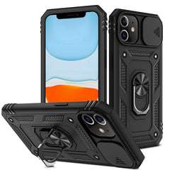 Sliding Camera Cover Design TPU + PC Protective Case with 360 Degree Rotating Holder & Card Slot, For iPhone 12 mini, For iPhone 12 / 12 Pro, For iPhone 12 Pro Max, For iPhone 11