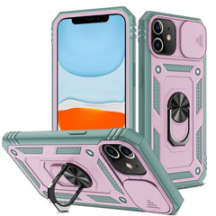 Sliding Camera Cover Design TPU + PC Protective Case with 360 Degree Rotating Holder & Card Slot, For iPhone 12 mini, For iPhone 12 / 12 Pro, For iPhone 12 Pro Max, For iPhone 11