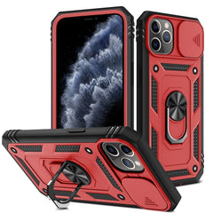 Sliding Camera Cover Design TPU + PC Protective Case with 360 Degree Rotating Holder & Card Slot, For iPhone 11 Pro, For iPhone 11 Pro Max