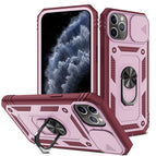 For iPhone 11 Pro Max / Pink+Dark Red