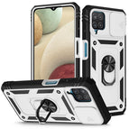 For Samsung Galaxy A12 / White+Black