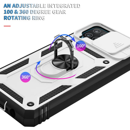Sliding Camera Cover Design TPU + PC Protective Case with 360 Degree Rotating Holder & Card Slot, For Samsung Galaxy A12, For Samsung Galaxy A32 5G, For Samsung Galaxy A52, For Samsung Galaxy S20 FE, For Samsung Galaxy S21 5G