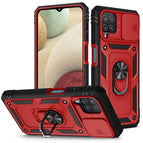 For Samsung Galaxy A12 / Red+Black