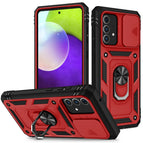 For Samsung Galaxy A52 / Red+Black