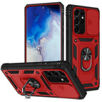 For Samsung Galaxy S21 Ultra 5G / Red+Black