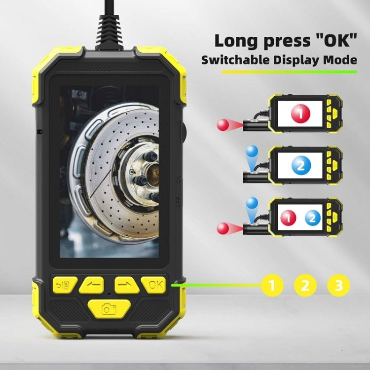 Y19 7.9mm Dual Lens Hand-held Hard-wire Endoscope with 4.3-inch IPS Color LCD Screen, 2m, 3.5m, 5m, 10m
