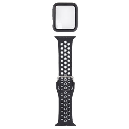Silicone Replacement Strap Watchband + Protective Case with Screen Protector Set For Apple Watch Series, For Apple Watch Series 6 / 5 / 4 / Watch SE 40mm