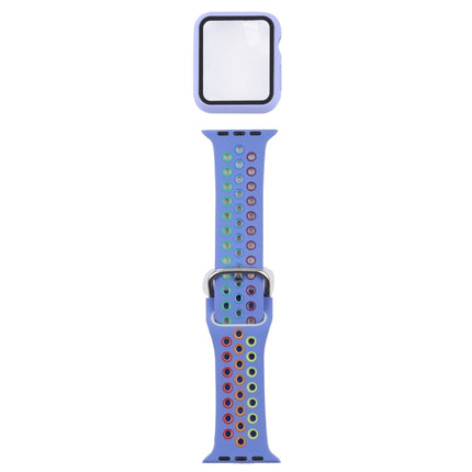 Silicone Replacement Strap Watchband + Protective Case with Screen Protector Set For Apple Watch Series, For Apple Watch Series 6 / 5 / 4 / Watch SE 40mm