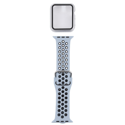 Silicone Replacement Strap Watchband + Protective Case with Screen Protector Set For Apple Watch Series, For Apple Watch Series 6 / 5 / 4 / Watch SE 44mm