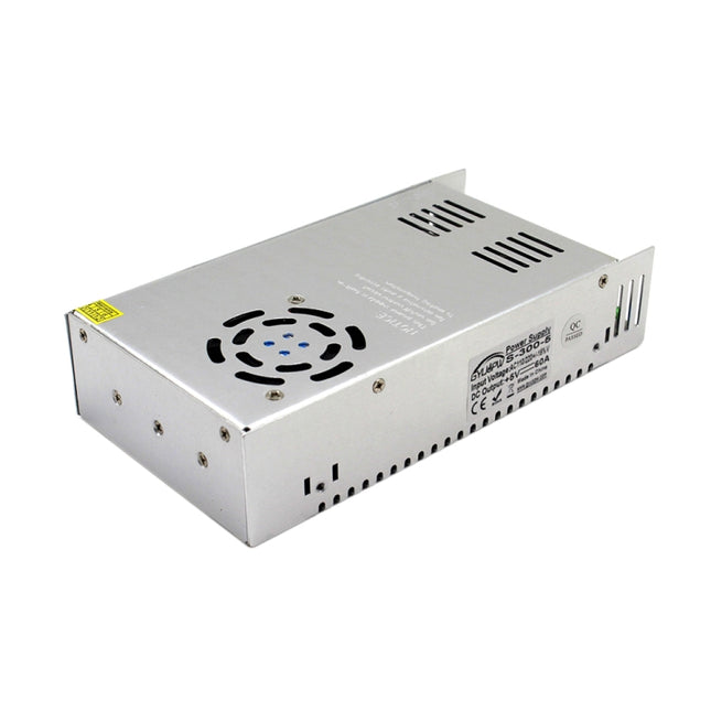 Light Bar Regulated Switching Power Supply LED Transformer, Size: 215 x 115 x 50mm, S-300-5 DC5V 60A 300W, S-350-5 DC5V 70A 350W, S-300-12 DC12V 25A 300W, S-360-12 DC12V 30A 360W, S-400-12 DC12V 33A 400W, S-480-12 DC12V 40A 480W, S-500-12 DC12V 41A 500...
