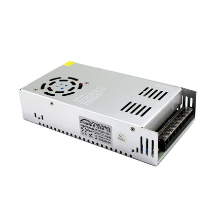 Light Bar Regulated Switching Power Supply LED Transformer, Size: 215 x 115 x 50mm, S-300-5 DC5V 60A 300W, S-350-5 DC5V 70A 350W, S-300-12 DC12V 25A 300W, S-360-12 DC12V 30A 360W, S-400-12 DC12V 33A 400W, S-480-12 DC12V 40A 480W, S-500-12 DC12V 41A 500...