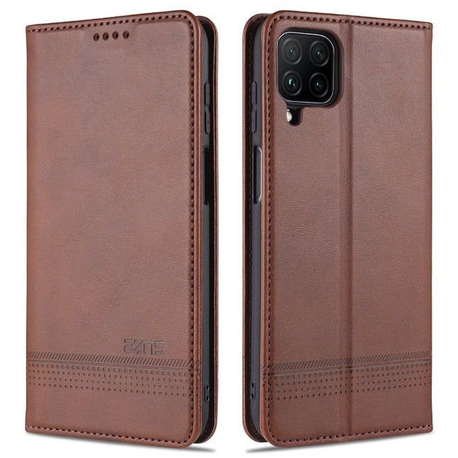 AZNS Magnetic Calf Texture Horizontal Flip Leather Case with Card Slots & Holder & Wallet, For Samsung Galaxy M32 Global