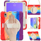 For iPad mini 6 / mini 2024 / Colorful Red