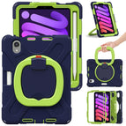 For iPad mini 6 / Navy Blue + Lime