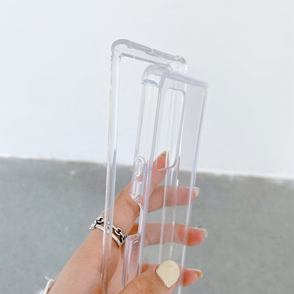 Shock-resistant Transparent Acrylic TPU Protective Case, For Samsung Galaxy Z Fold2 5G