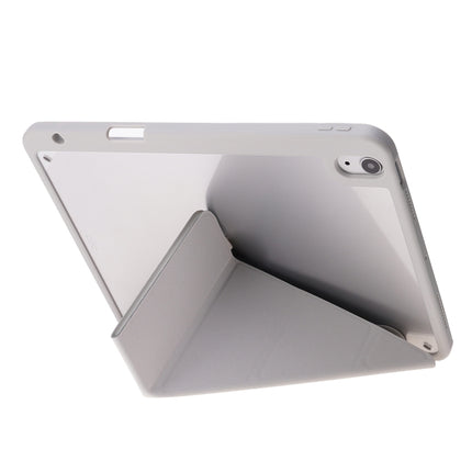Deformation Transparent Acrylic Horizontal Flip PU Leather Case with Multi-folding Holder & Sleep / Wake-up Function & Pen Slot, For iPad Air 2022 / 2020 10.9, For iPad Pro 11.0 2021 / 2020 / 2018, For iPad 9.7 2017 / 2018 / Pro 9.7��������������������...