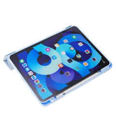 Deformation Transparent Acrylic Horizontal Flip PU Leather Case with Multi-folding Holder & Sleep / Wake-up Function & Pen Slot, For iPad Air 2022 / 2020 10.9, For iPad Pro 11.0 2021 / 2020 / 2018, For iPad 9.7 2017 / 2018 / Pro 9.7