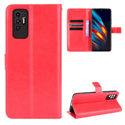 Crazy Horse Texture Horizontal Flip Leather Case with Holder & Card Slots & Lanyard, For Tecno Phantom X, For Tecno Pova 2, For UMIDIGI Bison Pro, For ZTE Axon 30 5G