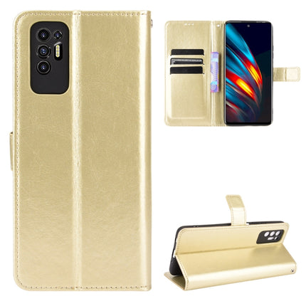 Crazy Horse Texture Horizontal Flip Leather Case with Holder & Card Slots & Lanyard, For Tecno Phantom X, For Tecno Pova 2, For UMIDIGI Bison Pro, For ZTE Axon 30 5G