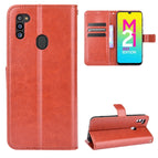 For Samsung Galaxy M21 2021 / Brown