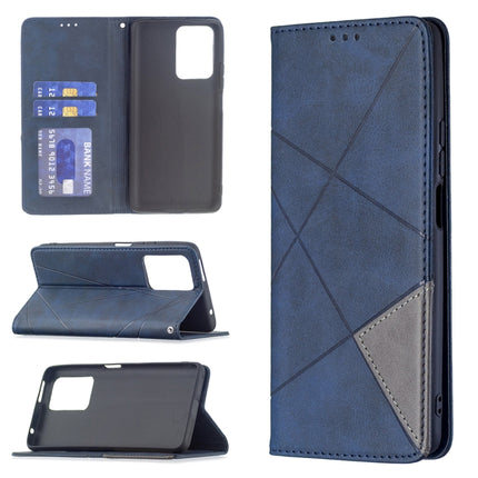 Rhombus Texture Horizontal Flip Magnetic Leather Case with Holder & Card Slots, For Xiaomi Redmi 10, For Xiaomi Mi 11T