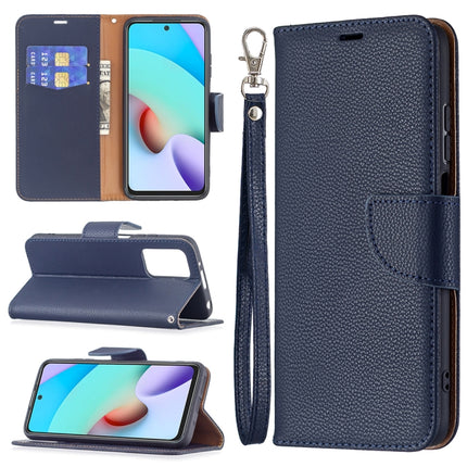 Litchi Texture Pure Color Horizontal Flip PU Leather Case with Holder & Card Slots & Wallet & Lanyard, For Xiaomi Redmi 10