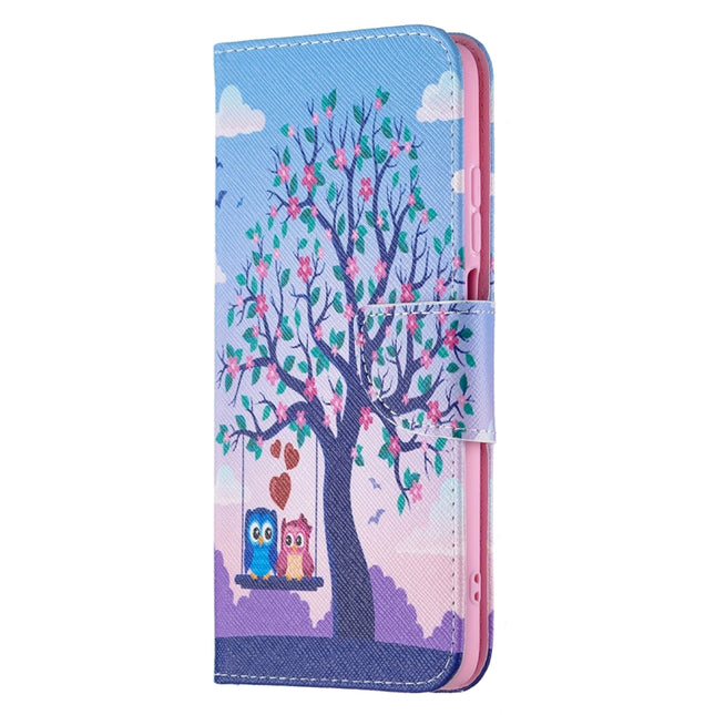 Colored Drawing Pattern Horizontal Flip Leather Case with Holder & Card Slots & Wallet, For Xiaomi Redmi 10