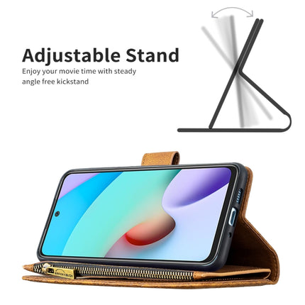 Flying Butterfly Embossing Pattern Zipper Horizontal Flip Leather Case with Holder & Card Slots & Wallet, For Xiaomi Redmi 10