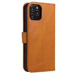 Funda de piel con tapa horizontal con hebilla y textura de becerro, con soporte, ranuras para tarjetas y billetera, para iPhone 12 Pro Max, para iPhone 12/12 Pro, para iPhone 12 mini, para iPhone 11 Pro Max, para iPhone 11 Pro