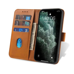 Funda de piel con tapa horizontal con hebilla y textura de becerro, con soporte, ranuras para tarjetas y billetera, para iPhone 12 Pro Max, para iPhone 12/12 Pro, para iPhone 12 mini, para iPhone 11 Pro Max, para iPhone 11 Pro