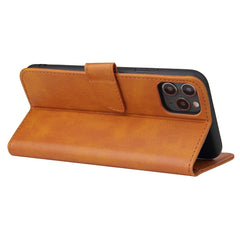 Funda de piel con tapa horizontal con hebilla y textura de becerro, con soporte, ranuras para tarjetas y billetera, para iPhone 11, para iPhone X/XS, para iPhone XS Max, para iPhone XR, para iPhone SE 2022/SE 2020 y 8 y 7