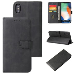 Funda de piel con tapa horizontal con hebilla y textura de becerro, con soporte, ranuras para tarjetas y billetera, para iPhone 11, para iPhone X/XS, para iPhone XS Max, para iPhone XR, para iPhone SE 2022/SE 2020 y 8 y 7