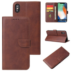 Funda de piel con tapa horizontal con hebilla y textura de becerro, con soporte, ranuras para tarjetas y billetera, para iPhone 11, para iPhone X/XS, para iPhone XS Max, para iPhone XR, para iPhone SE 2022/SE 2020 y 8 y 7