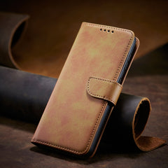 Horizontale Klapphülle aus Leder mit Schnalle und Kalbslederstruktur, mit Halterung, Kartenfächern und Geldbörse, für iPhone 8 Plus und 7 Plus, für iPhone 6 Plus und 6s Plus, für iPhone 6 und 6s